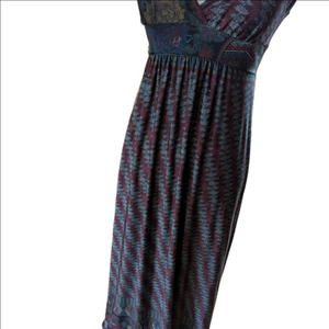 Elegant Multicolor Maxi Dress